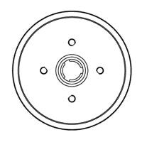 NF PARTS Тормозной барабан 254708NF